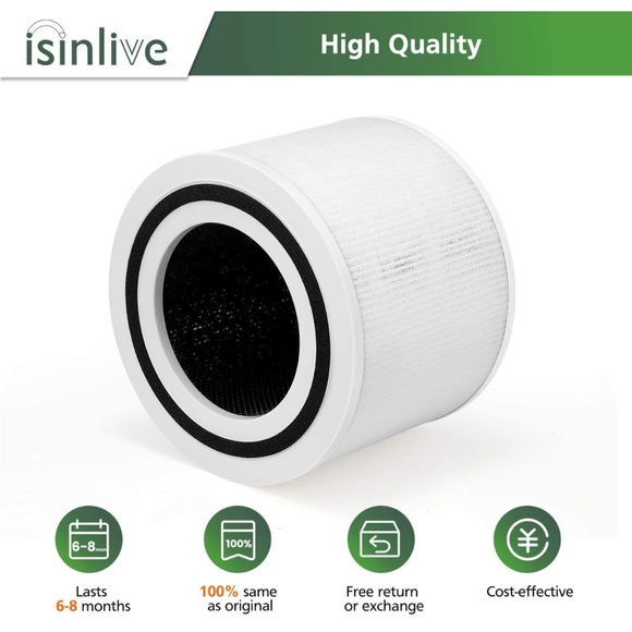 NIB Isinlive Core P350-RF True HEPA Pet Care Replacement Filter - Picture 7 of 8
